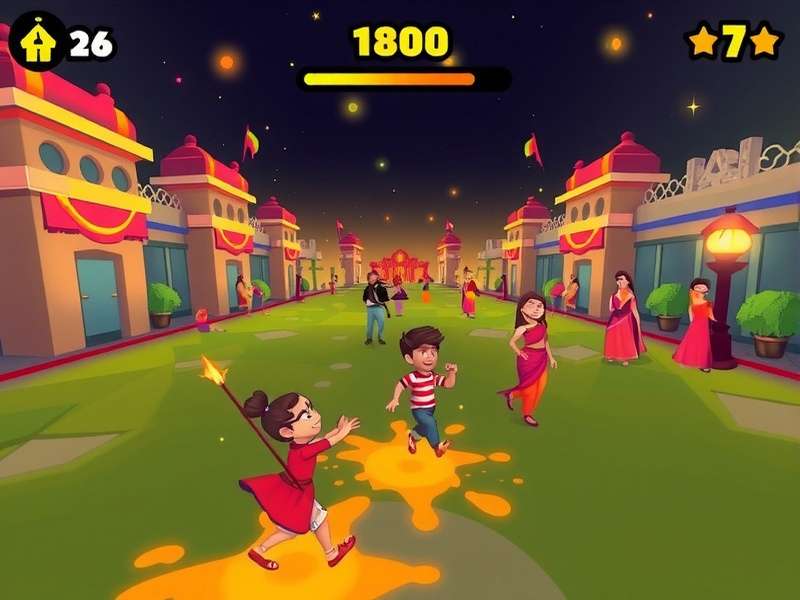 Holi Celebration Run player community celebration