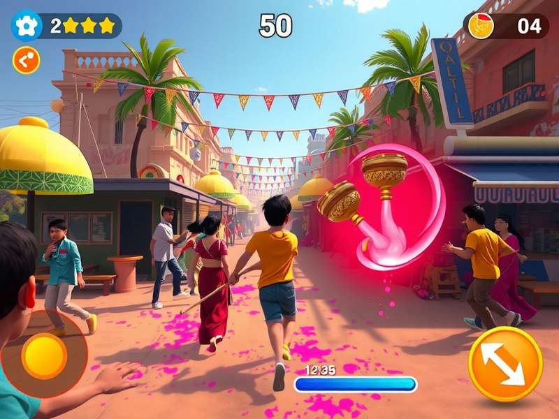 Holi Celebration Run festival event screenshot